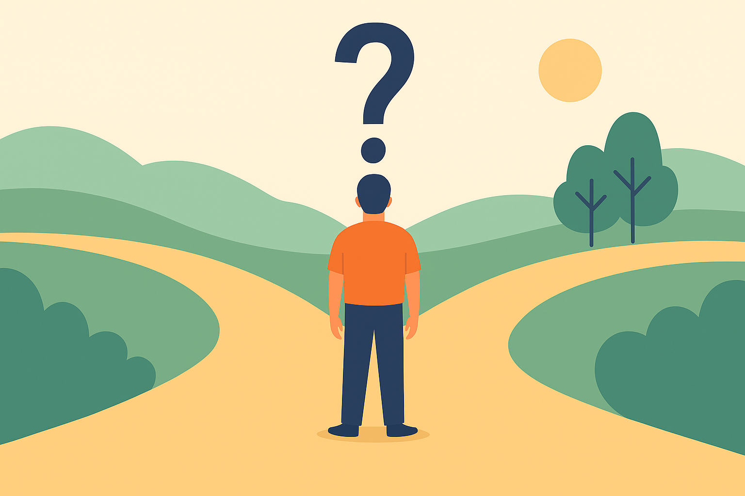 Illustration showing quiz interface with questions about comeback styles
